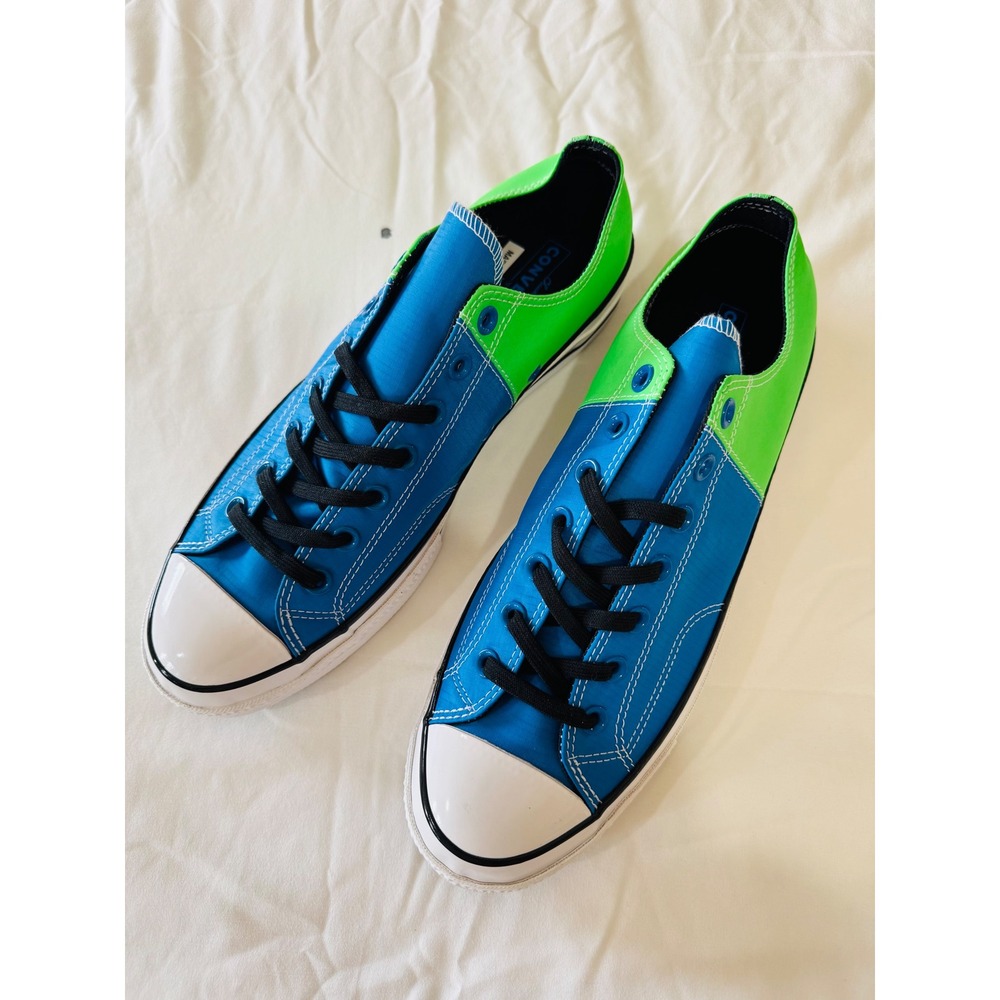 Converse Chuck 70 Ox Totally Blue Acid Lime Green‎ Low Top Mens 11 164089C